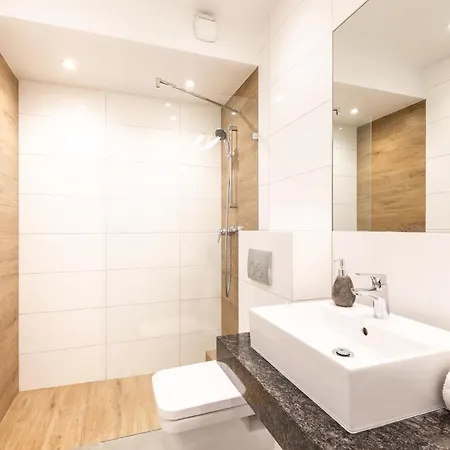 Center Jaglana Abcd With Parking Apartmán Gdaňsk